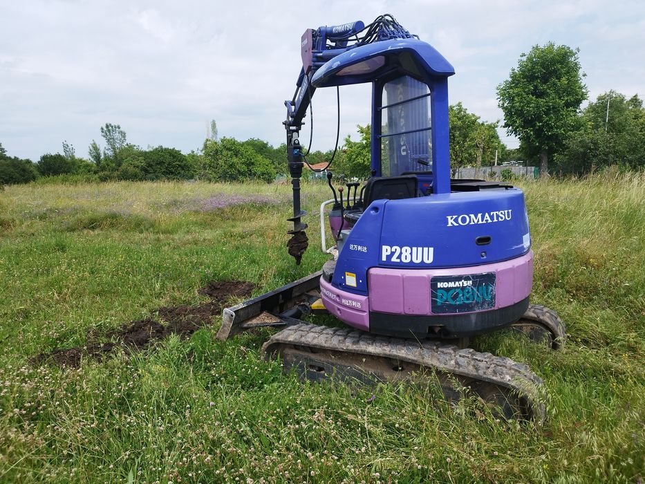 Услуги с  мини багер и свредел