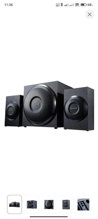 Компьютерные колонки Microlab M-110 черный