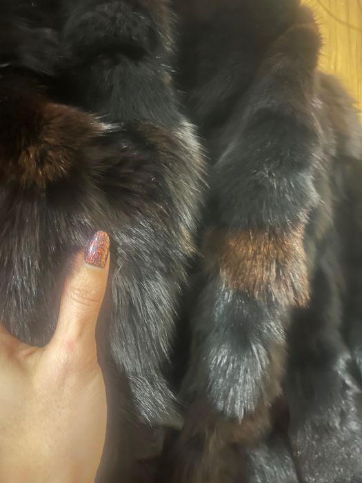 Палто от норка, естествен косъм