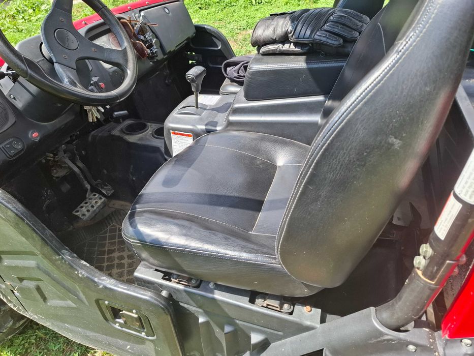 UTV/Vehicul utilitar 4x4 cu benă basculabilă. Alternativa la ATV - cu volan