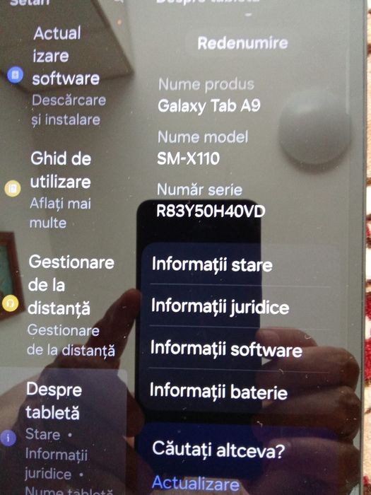 Tableta Tab A9/ca noua/