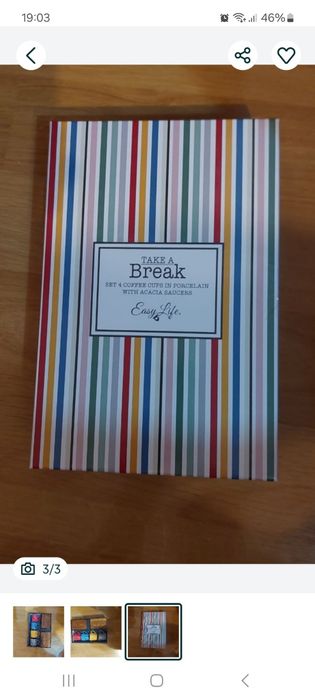 Set cafea porțelan 8 piese