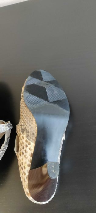 Sanda / Saboti din PIELE NATURALA ORIGINALA DE SARPE (cu solzi) nr. 39