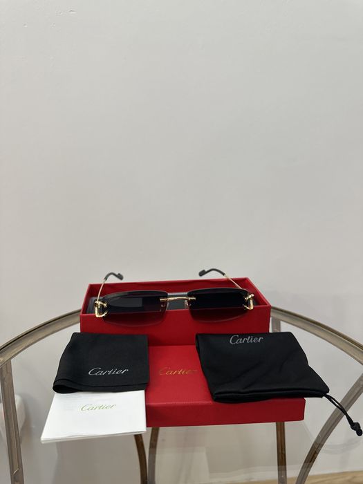 Ochelari cartier , model nou , versatili , premium !! Lentila negru spre maro ! TOP!