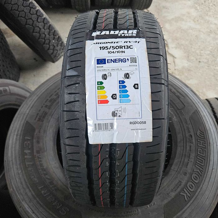 Нови тежкотоварни гуми 195/50R13C Radar Argonite RV-4T 104/101N 12PR