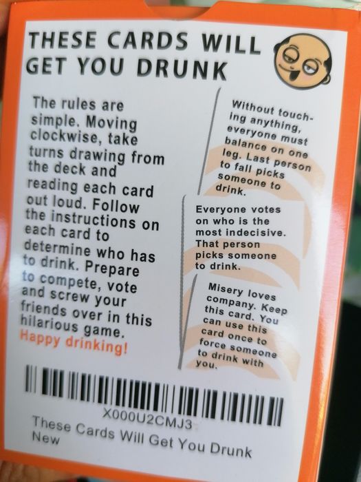 Парти карти/игри за напиване, Никога не съм, мръсни предизвикателства