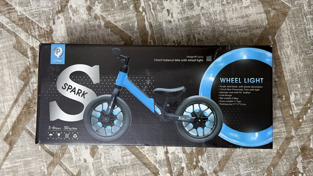 Трехколесный детский велосипед Qplay Elite Plus New Blue