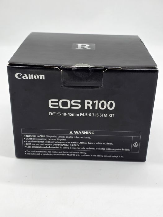 Aparat foto Mirrorless Canon EOS R100 + RF-S 18-45mm f/4.5-6.3 IS STM