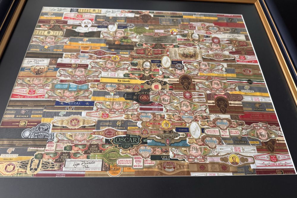 Ръчно изработена картина за ценители на пури