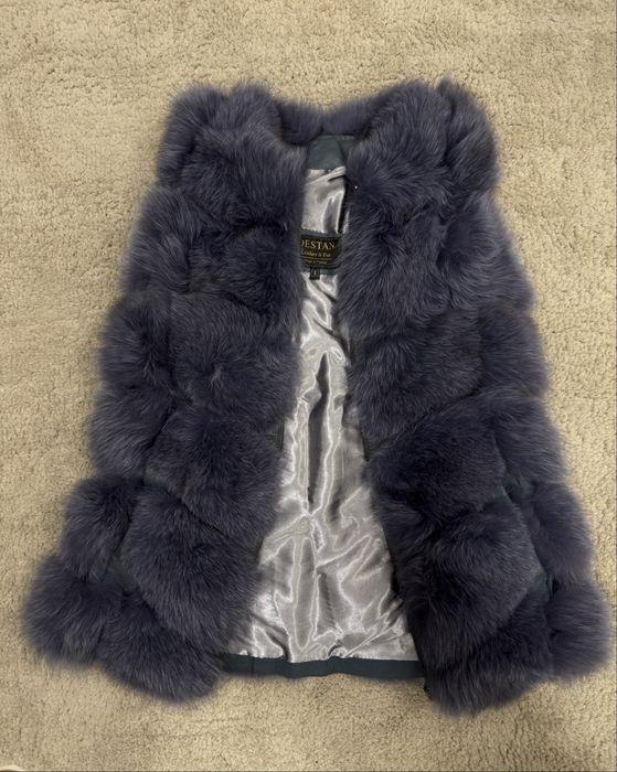 Кожен елек с естествен косъм