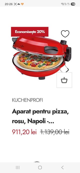 Cuptor PIZZA Küchenprofi