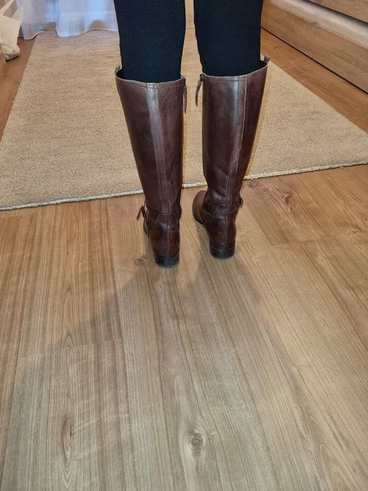 Дамски ботуши от естествена кожа