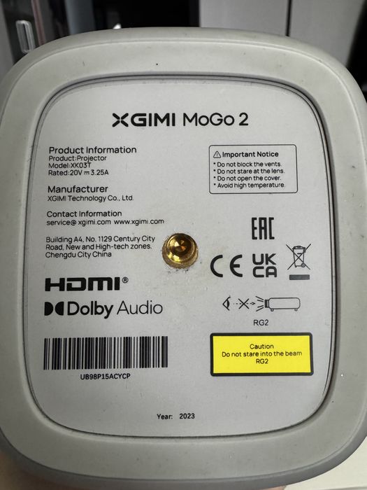 Продам проектор XGIMI MOGO 2