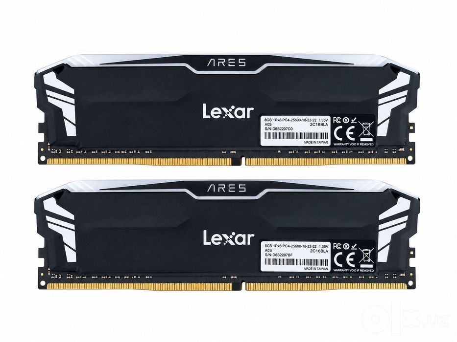 Оперативная память Lexar ARES RGB DDR4 16GB (2x8GB) 3600MHz