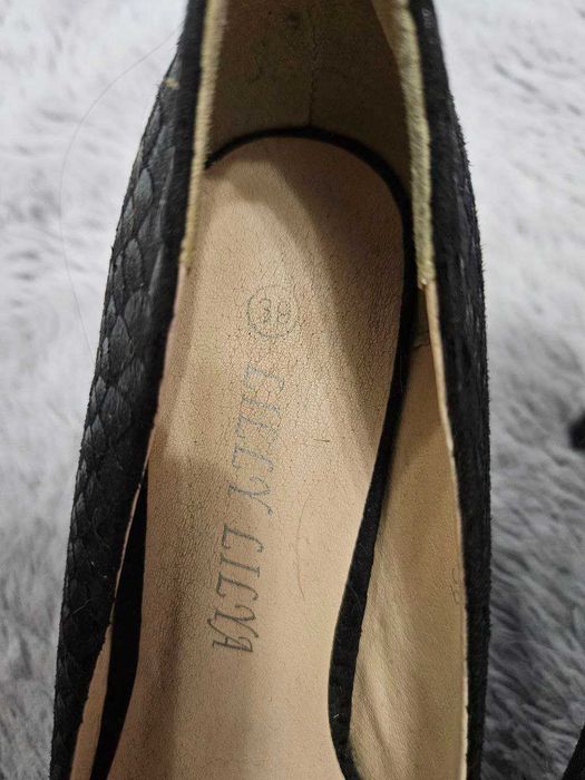 Елегантни Черни Обувки Токчета