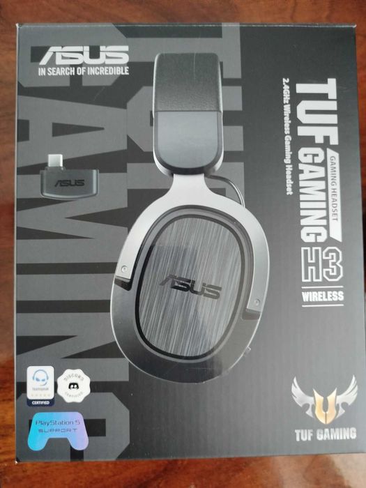 ASUS TUF Gaming H3 Wireless – Безжични геймърски слушалки