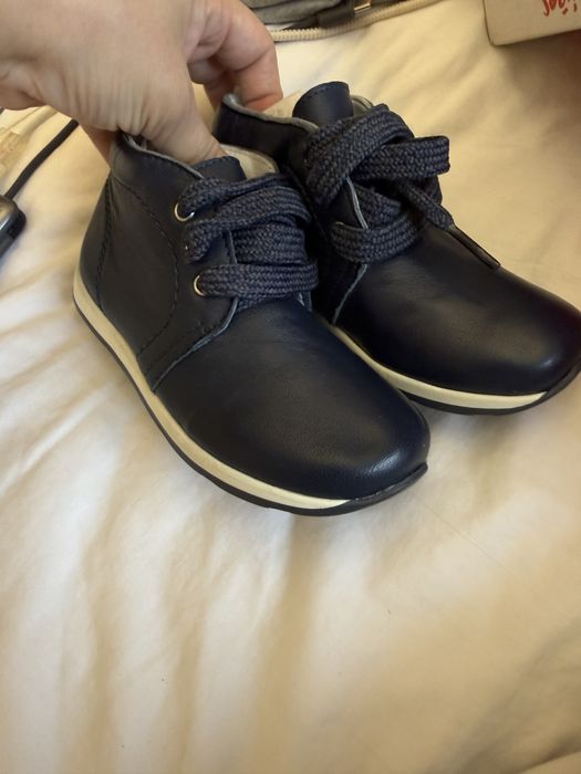 Детские Кожаные ботинки