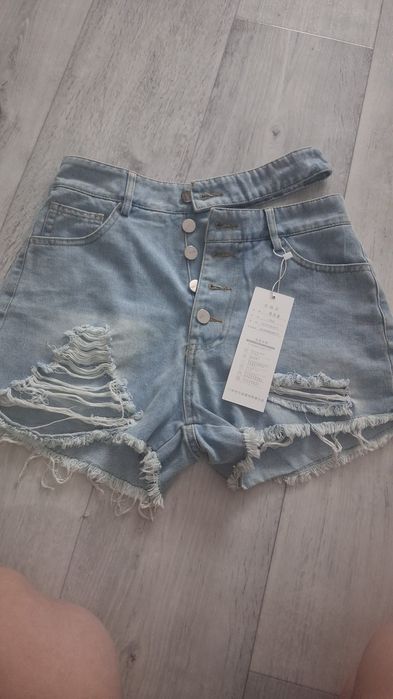 Шорты юбки  джинсовые