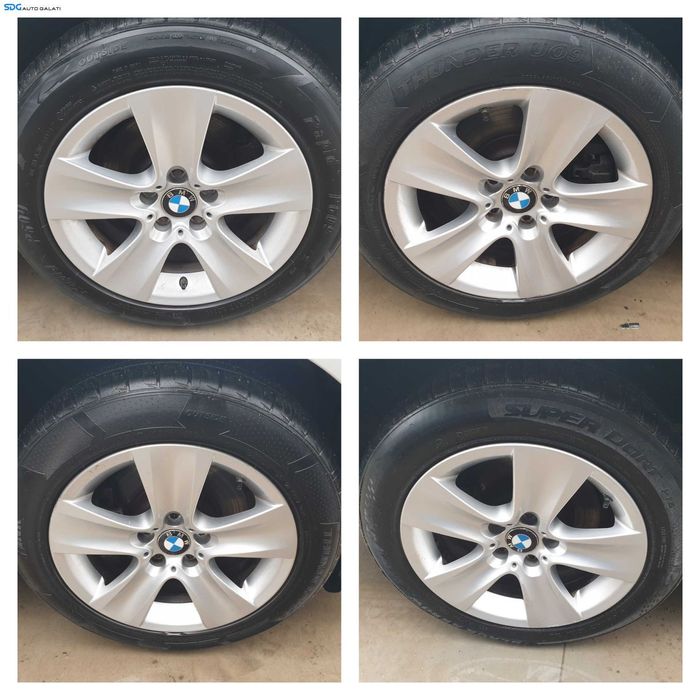 Set 4 Jante Roti Aliaj 225 55 17 R17 Style 327 cu Anvelope Vara Dot 2024 BMW Seria 6 F12 2011 - 2018 [Q0207]