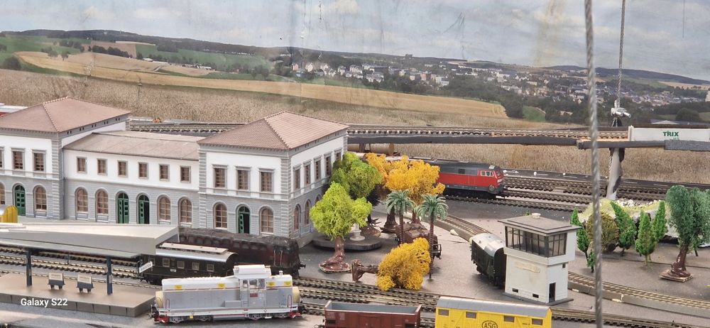 Trenuleț electric ho cu diorama