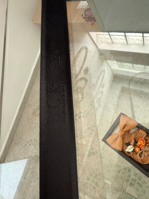 Кожен колан черен