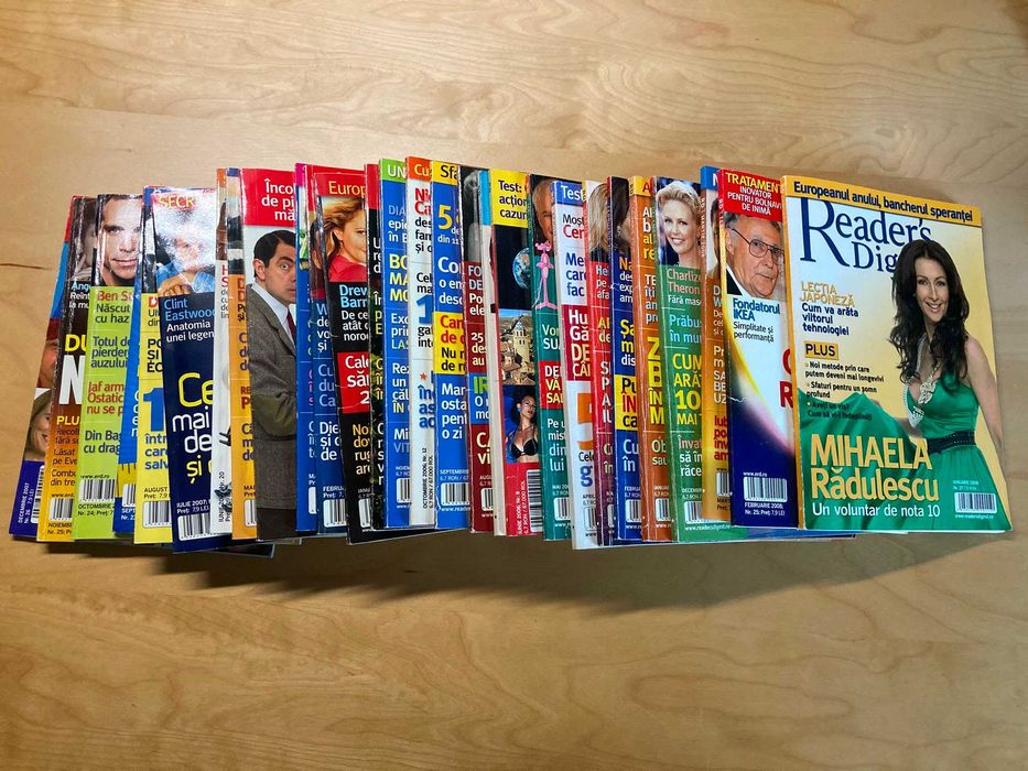 Colecție 28 reviste Reader's Digest România 2005–2008