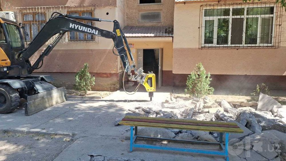 Услуга экскаватора и гидромолот