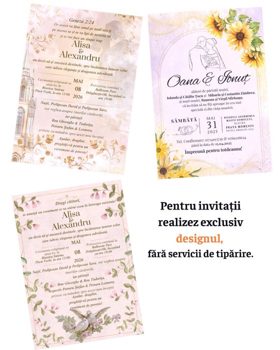 Graphic Designer - Postere, Flyere, Prezentări,Invitații de la 100 lei