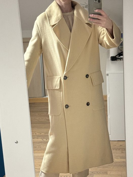 Palton Zara nou lana bej