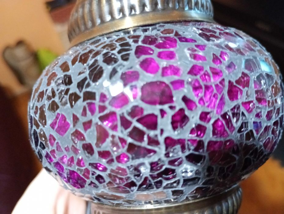 Lampa turceasca din mozaic