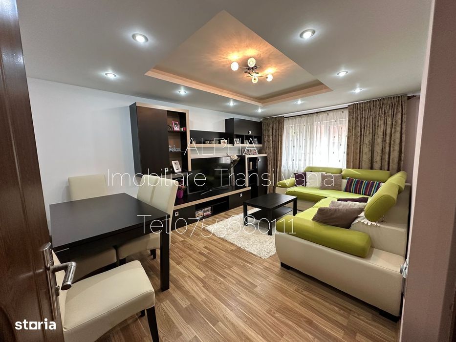 Apartament 3 camere,et.3, finisat ,mobilat,Bradet | Str.Avram Iancu