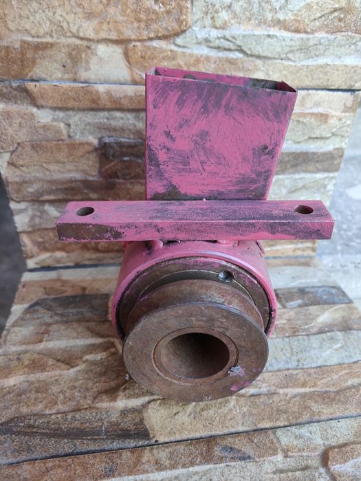 Moară porumb, acționare cu curea