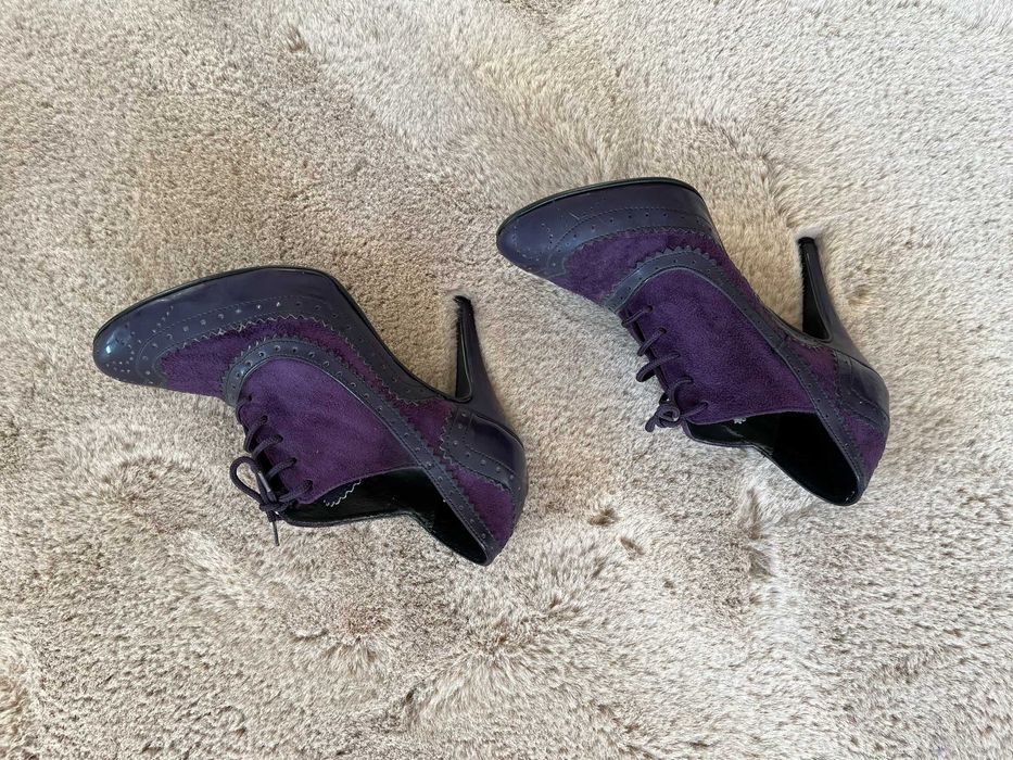 Botine bleumarin din Italia, marimea 37