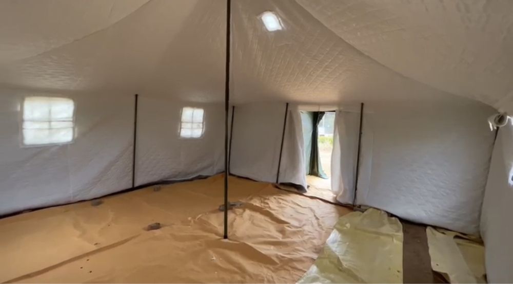 Палатка всесезонная 5х5 м с утеплением