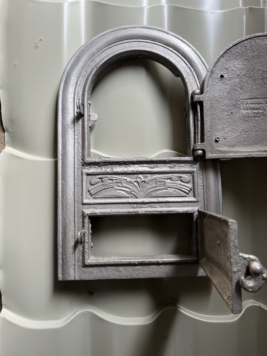 Portita Poarta Usa Soba dubla din Fonta ca Noua ! Poze reale !