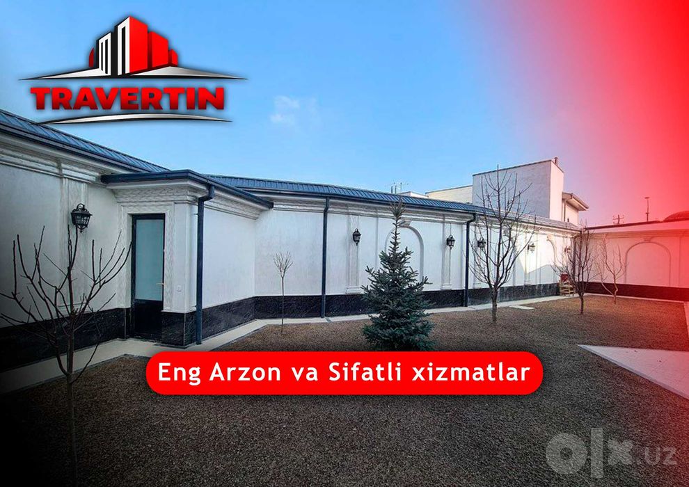 Travertin Otdochento Leonardo Fasad Toshkent Kod Dizayn 47