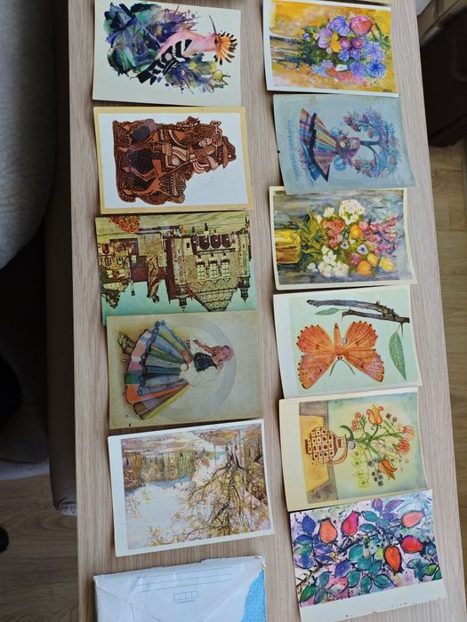 Флексидиск на Бийтълс, рядко издание - Полски пощенски картички 60те