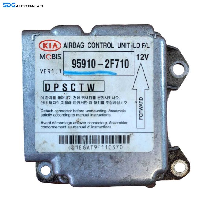 Unitate Modul Calculator Control Airbag Kia Cerato 2004 - 2009 Cod 95910-2F710 [L8867]