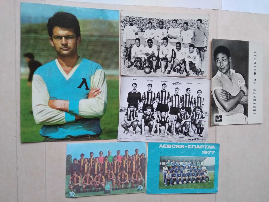 Календарче Сталин Й Христова Дъга  Ж. Вангелов, Футболни картички