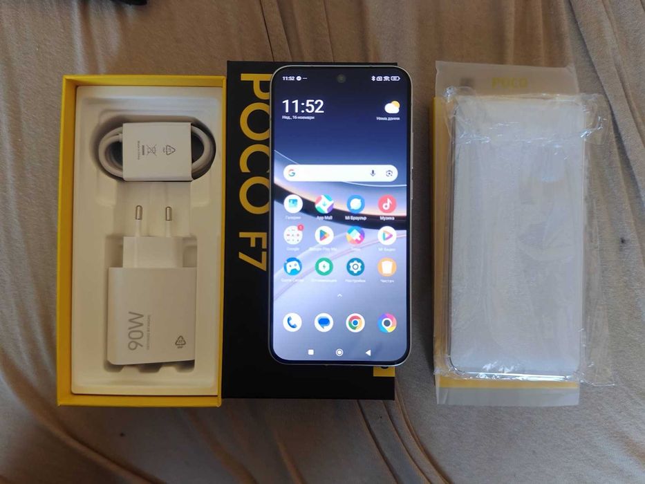 Продавам смартфон Xiaomi Poco F7, 12/512Gb,6500mAh батерия,50MP камера