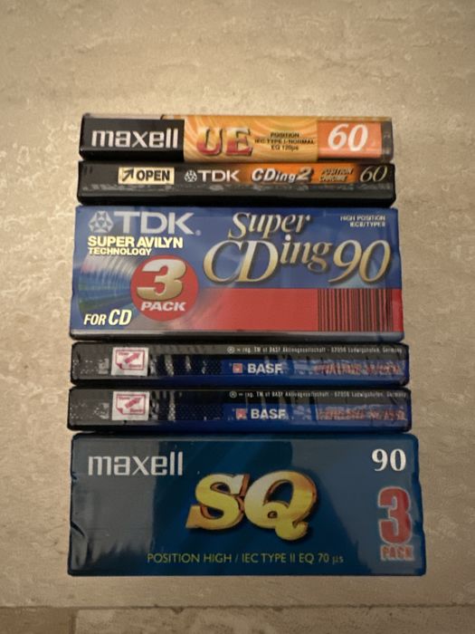 10 casete chrome/tip 1 Maxell / TDK / BASF