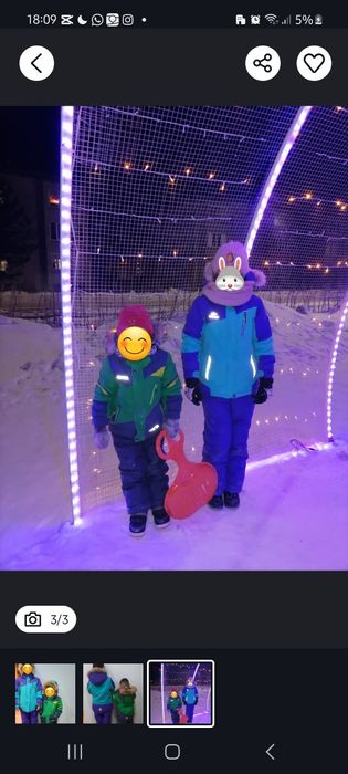 Комбинезон для девочки. Комбез зима.