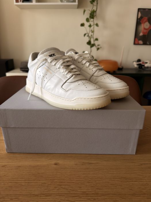 Мъжки бели кожени кецове Off The Pitch