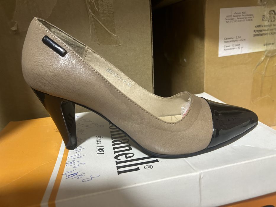 Туфли женские кожаные