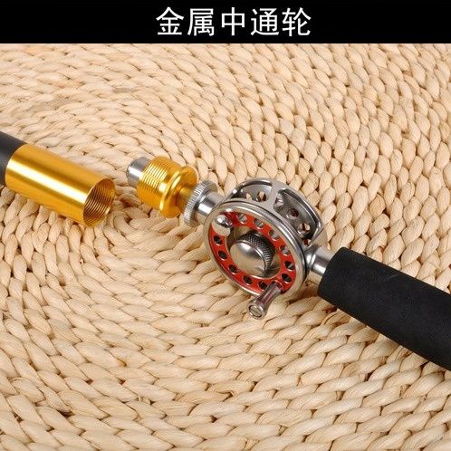 Удочка  маховая ,херабуна со встроенной катушкой.