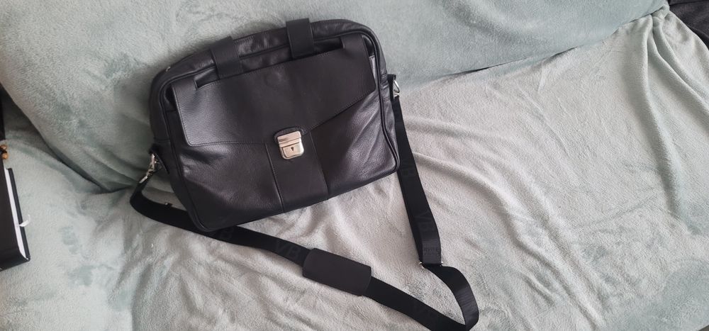 Geanta piele barbati