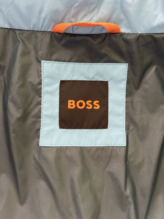 BOSS Зимно яке Omaris 50499542 Светлосиньо Regular Fit
