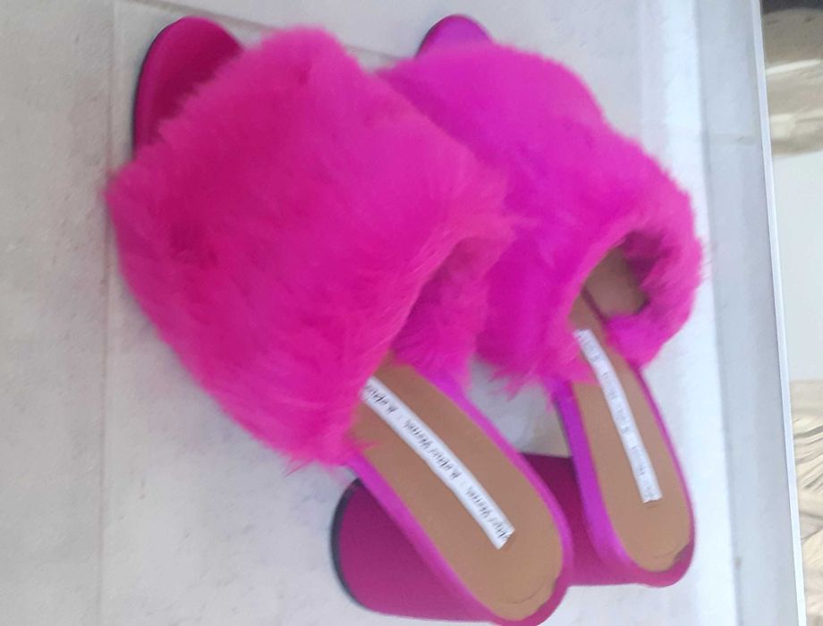 Маркови дамски елегантни чехли на ток - 36 номер