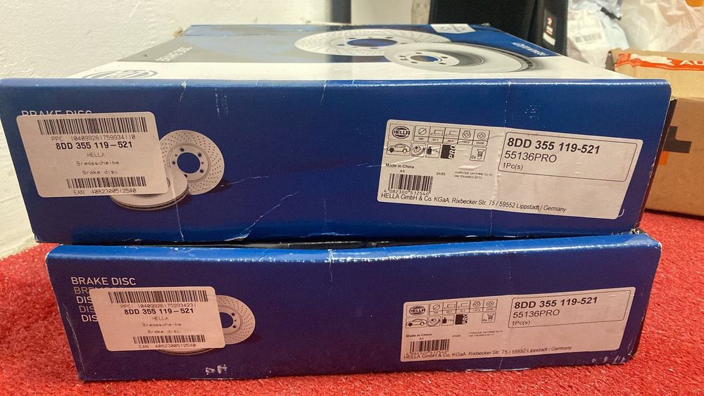 Предни спирачни дискове 5x130 HELLA