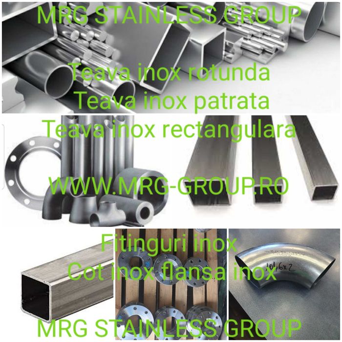 Tabla inox mata 0.4mm Bara inox Teava inox platbanda cornier Aluminiu ...